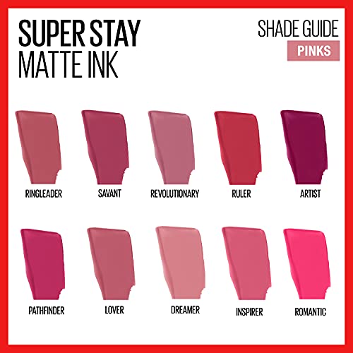 Maybelline New York Super Stay Matte Ink Lipstick, Dreamer, 5ml