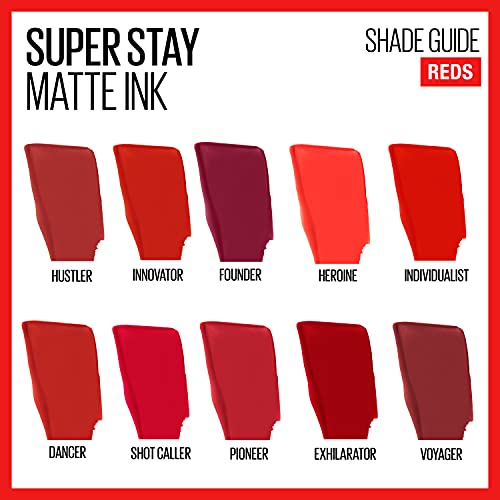 Maybelline New York Super Stay Matte Ink Lipstick, Heroine, 5ml