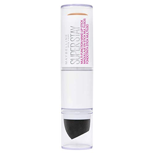 Maybelline New York Super Stay Multi de Funktions Make-up Stick nº 036 Cálido Sun y Concealer en un, hasta 24h sujeción, con precisión Blender, 7 g