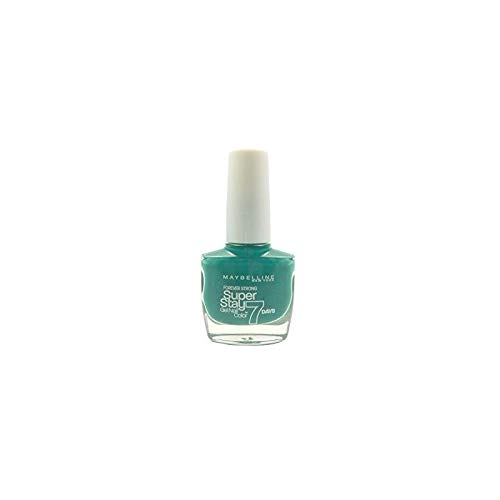 Maybelline New York Superstay 7 Days Smalto Effetto Gel, 605 Hyper Jade