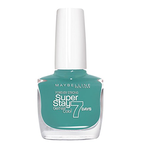 Maybelline New York Superstay 7 Days Smalto Effetto Gel, 605 Hyper Jade