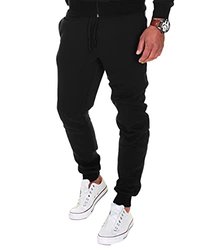 MERISH Pantalones Jogger Hombre Deportivos Joggers Modell 211 Negro M