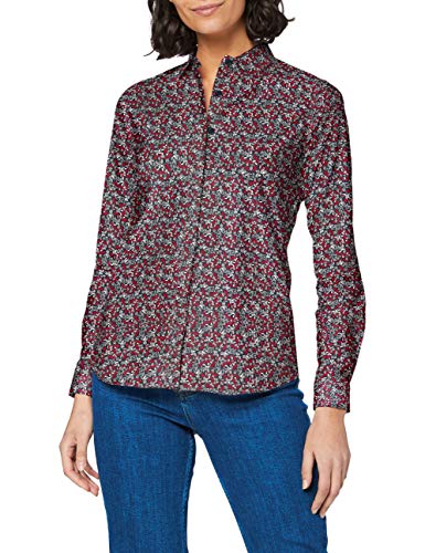 Mexx Blusa, Multicolor (Leaves Printed 318185), Large para Mujer