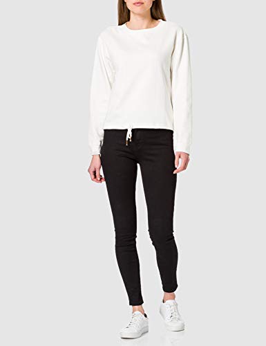 Mexx Organic Cotton Sweatshirt Sudadera, Blanco Crudo, M para Mujer