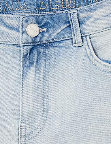 Mexx Pantalones Cortos de Mezclilla, Light Blue, 31 para Mujer