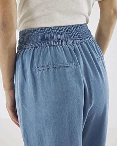 Mexx Tencil Denim Pants Pantalones, L para Mujer