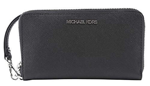 Michael Kors Women's Jet Set Medium Zip Around Phone Holder Wallet Wristlet MK-35S0STVL2L