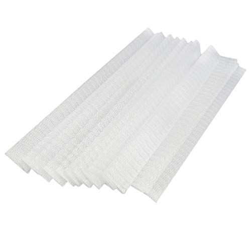 Milisten 150pcs pincel de maquillaje protector cosmético pinceles de maquillaje pluma protector malla cubierta neta cubierta de malla expandible