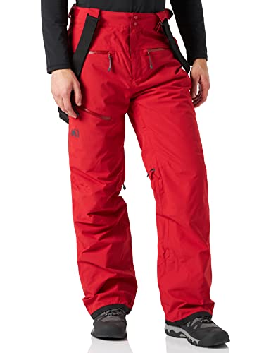 MILLET ATNA Peak Pant - Pantalón de esquí para Hombre, Pompeian Rojo, M