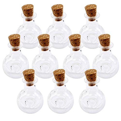 Mini Botella Cristal Corcho Xo Winebottle Tarros Botes Desean Botella Nota 10pc Amor