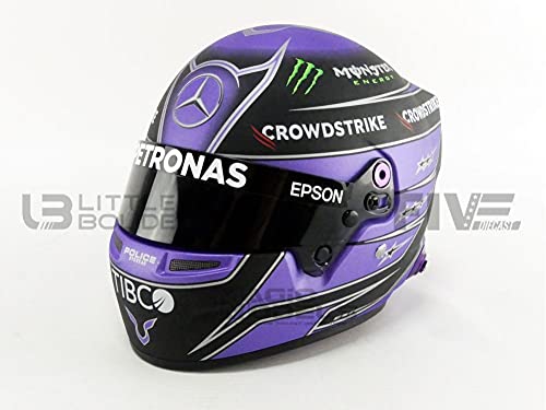 MINI HELMET 1/2 - Casco Lewis Hamilton Mercedes GP 2021-4100106