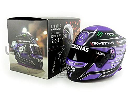 MINI HELMET 1/2 - Casco Lewis Hamilton Mercedes GP 2021-4100106