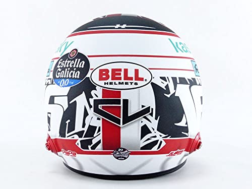 Mini Helmet- Coche en Miniatura de colección, Color Red/White/Black (4100108)