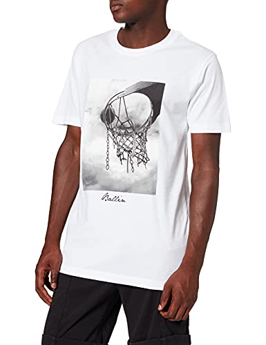 Mister Tee Ballin 2.0 tee Camiseta, Blanco, L para Hombre