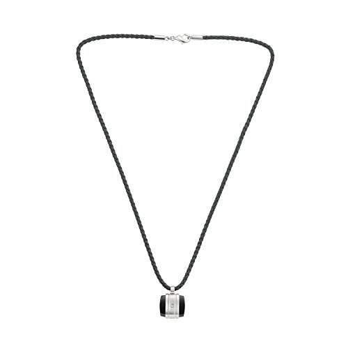 Montblanc Collar Necklace Steel with Pendant Square Onyx 106714 Marca