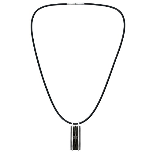 Montblanc Collar Necklace with Pendant Rub Black PVD 101531 Marca