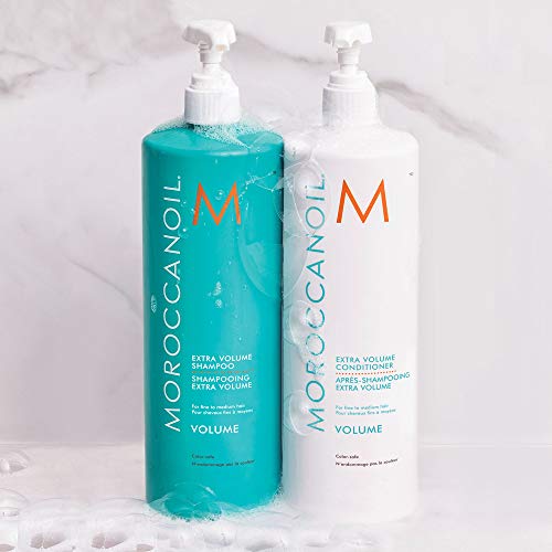 Moroccanoil Set de Champú y Acondicionador Para Aumentar El Volumen de Moroccanoil, medio litro