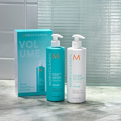 Moroccanoil Set de Champú y Acondicionador Para Aumentar El Volumen de Moroccanoil, medio litro