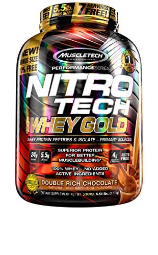 Muscletech Performance Series Nitro Tech 100% Whey Gold (5,5lbs) 2508 g