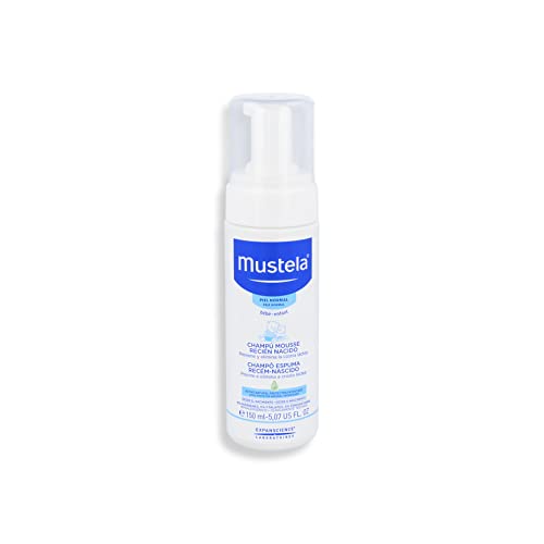 MUSTELA Champú Mousse recién Nacido 150 ml. dosificador foamer, Negro