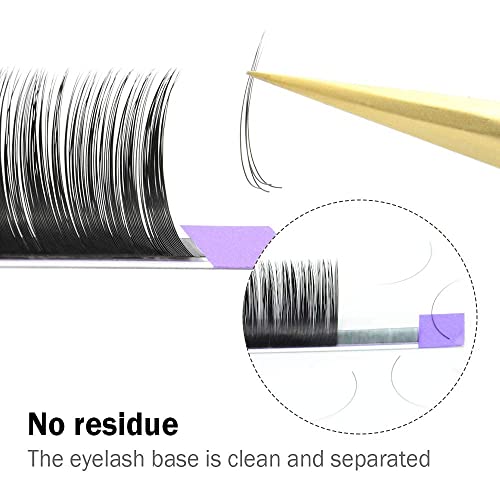 NAGARAKU Extensiones de Pestañas Individuales Volumen Lahses Pelo a Pelo Natural Blando Suave Negro Eyelash Extension Pestañas Postizas 16 Filas（Espesor 0.20mm Curva D Longitud Mixta 7-15mm）