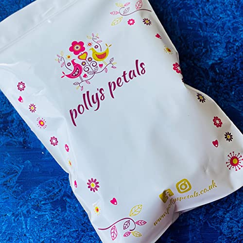 Natural Flower Petal - Confeti de boda biodegradable, 1 litro, rosa, rojo y amarillo, rosa burdeos, aciano, verbena de limón, lavanda, apto para 10-12 invitados, también 2/5/10 litros (55)