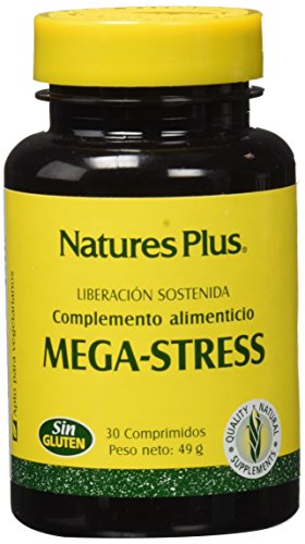 Nature's Plus Mega-Stress - Complemento alimenticio,30 Comprimidos