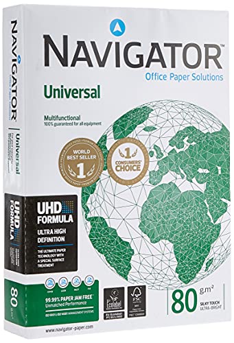 Navigator Universal - Papel multiusos para impresora 500 hojas A4 80gr