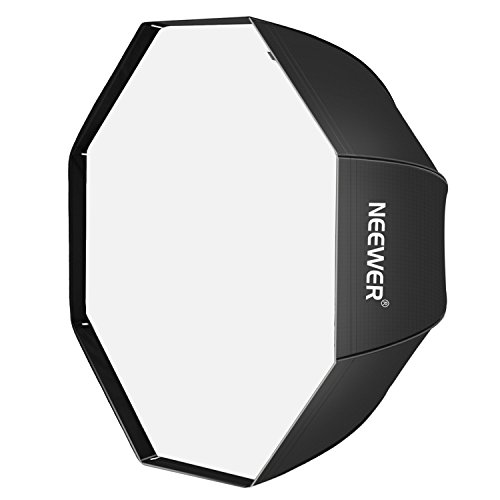 Neewer - Difusor Softbox Paraguas Octogonal Estudio Flash con Bolsa de Transporte para Retrato o Fotografía de Producto, 120cm