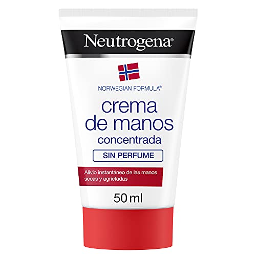 Neutrogena - Crema de Manos Concentrada Sin Perfume - Tubo de 50ml