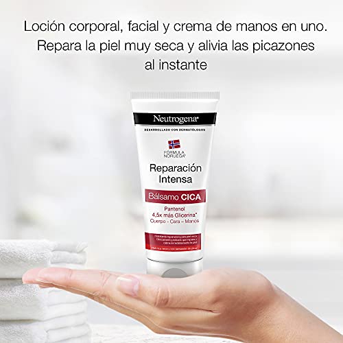 Neutrogena Fórmula Noruega Reparación Intensa Bálsamo Cica, Pieles muy secas 100 ml