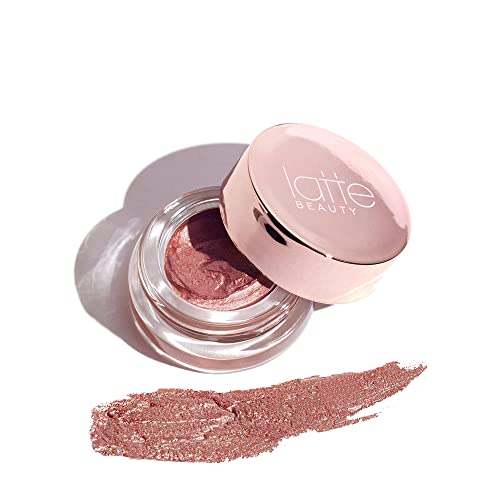 New Sombra de ojos en crema - Maquillaje profesional para pieles jóvenes y maduras, de larga duración, sin crueldad, aspecto brillante- Juegos de maquillaje Latte Beauty (Supremacy Shade)