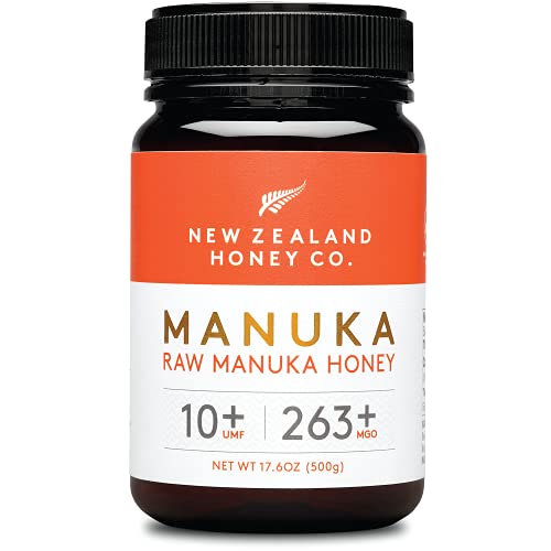 New Zealand Honey Co. Miel de Manuka MGO 263+ / UMF 10+ | Nueva Zelanda Miel 100% Pura y Saludable | 500g