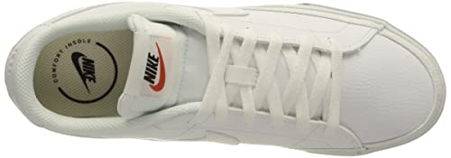 Nike Court Legacy, Zapatos de Tenis Mujer, White/White-Black, 38.5 EU