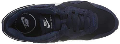 NIKE Venture Runner, Zapatillas Hombre, Azul (Midnight Navy/Midnight Navy/White), 42 EU