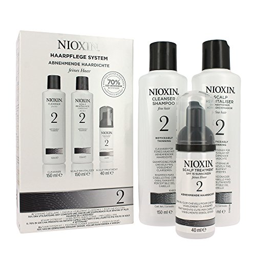 Nioxin Kit Sistema 2 Revitalizador de Cabello (Cabello Fino Con Debilitamiento Perceptible Del Cabello)