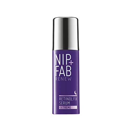 Nip + Fab Retinol Fix Serum Extreme 0.3% | Suero Con Retinol | Suero Antiarrugas | Primeros Signos De Envejecimiento De La Piel | Aloe Vera | Péptidos | Antienvejecimiento | 50 ml