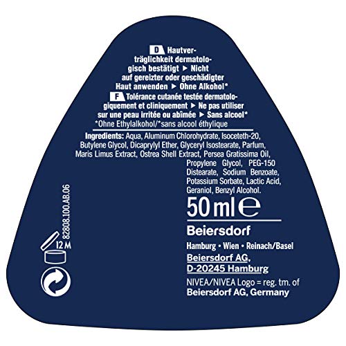 Nivea Men - Desodorante Active Protect en roll-on (50 ml), antitranspirante para una sensación de piel fresca, desodorante con protección de 48 h