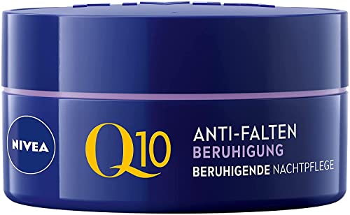 Nivea Q10 Power anti-arrugas + Reducir sensibilidad de noche para rejuvenecedora Cuidado, feuchtigkeitsspendende Crema, 50 ml