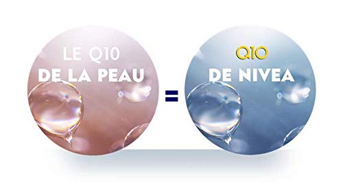 Nivea Q10 Power antiarrugas - Cuidado de día + extra nutritivo (1 x 50 ml), cuidado facial FPS 15 enriquecido con aceite de argán orgánico y Q10 natural, crema de día para piel seca a muy seca