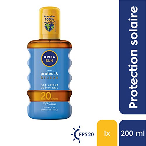 Nivea Sun Protege&Broncea Spray Spf20 200 Ml - 200 Mililitros