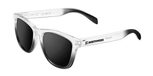 Northweek Gradiant Curren - Gafas de Sol Polarizadas, Blanco/Negro