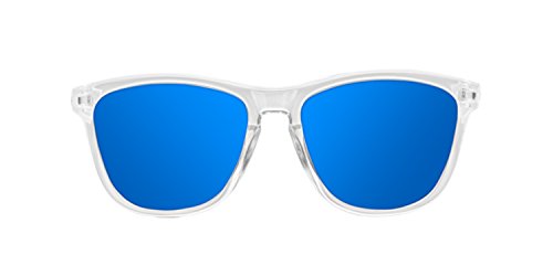 Northweek Regular Seabright - Gafas de Sol para Hombre y Mujer, Polarizadas, Translúcido/Azul