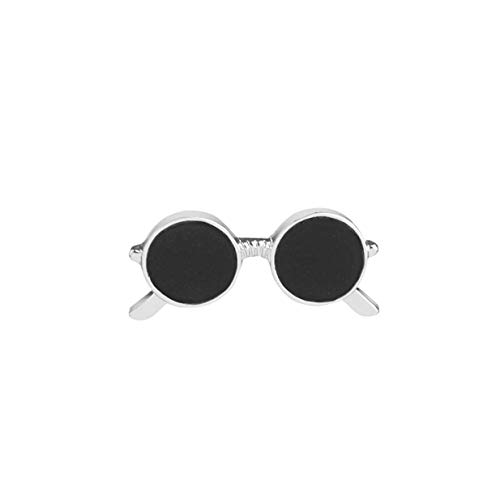 N/U PULABOVintage - Broche de gafas de sol para hombre, color negro, diseño de corsarios