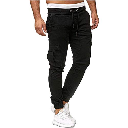 NUSGEAR 2021 Nuevo Pantalones Hombre Pantalones Casuales Moda Deportivos Running Pants Jogging Pantalon Gym Fitness Slim Fit Pantalones Largos Pantalones Ropa de Hombre Pantalones de Trekking