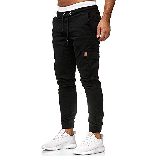 NUSGEAR 2021 Nuevo Pantalones Hombre Pantalones Casuales Moda Deportivos Running Pants Jogging Pantalon Gym Fitness Slim Fit Pantalones Largos Pantalones Ropa de Hombre Pantalones de Trekking