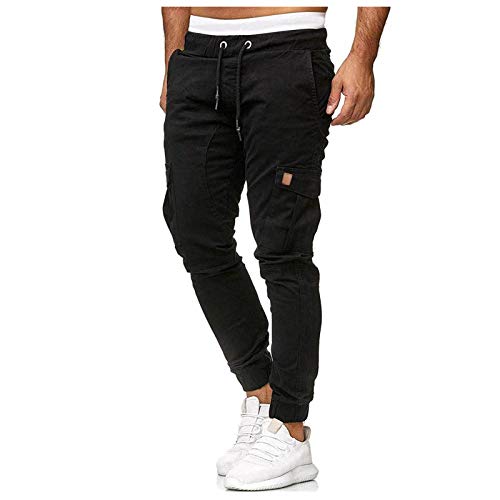 NUSGEAR 2021 Nuevo Pantalones Hombre Pantalones Casuales Moda Deportivos Running Pants Jogging Pantalon Gym Fitness Slim Fit Pantalones Largos Pantalones Ropa de Hombre Pantalones de Trekking