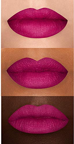 NYX PROFESSIONAL MAKEUP pintalabios mate larga duración Labial Poowder Puff Lippie Lip Cream Tono 5 Teenage Dream Color Rosa fucsia