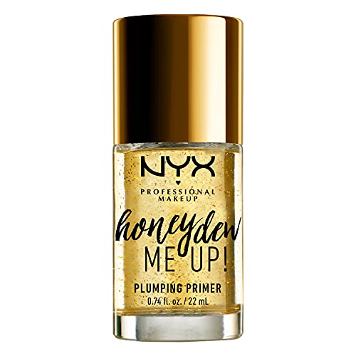 NYX PROFESSIONAL MAKEUP Sérum Reparador Honey Dew Me Up Primer, con Ácido Hialurónico Y Extracto de Melón, para Pieles con Rojeces e Imperfecciones, Translúcido, Fórmula Vegana, 22 Mililitros