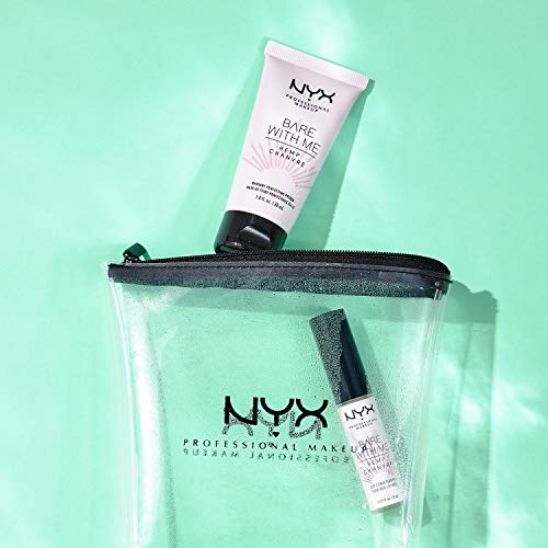 NYX Professional Makeup Set de Maquillaje Bare With Me Hemp, Primer Hidratante y Bálsamo de Labios Vegano, Enriquecidos con Aceite de Semillas de Cáñamo, Inspirado en el Cuidado de la Piel